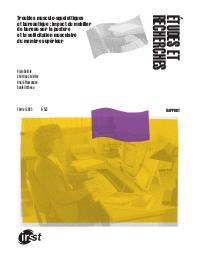 Troubles musculo-squelettiques et bureautique : impact du mobilier de bureau sur la posture et la sollicitation musculaire du membre supérieur. | DELISLE A.