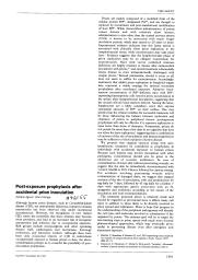 Post-exposure prophylaxis after accidental prion inoculation. = (Prophylaxie après exposition accidentelle par inoculation de prions).. 9090. 350 | AGUZZI A.