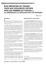 Clinique et violences faites aux femmes au travail.. 13 | CELSE M.H.