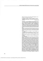 Etude de l'impact d'un guide méthodologique sur la pratique des médecins du travail. = Extrait de : "Comment construire un partenariat entre les services de santé au travail et les épidémiologistes ?". 3e Journée thématique de l'Association pour le développement des études et recherches épidémiologiques en santé au travail (ADEREST). Résumés des communications. Paris, 3 octobre 2008.. 5. 70 | BOURGKARD E.