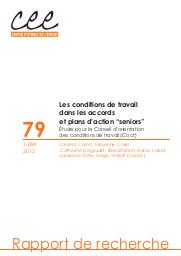 Les conditions de travail dans les accords et plans d’action "seniors". Etude pour le Conseil d’orientation des conditions de travail (Coct). | VOLKOFF S. (Ed).