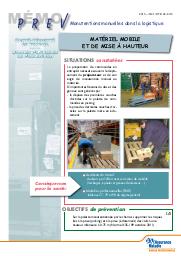 Manutentions manuelles dans la logistique. Matériel mobile et de mise à hauteur. | GOUX C.