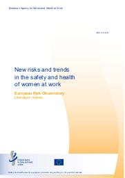 New risks and trends in the safety and health of women at work. = (Santé et sécurité des femmes au travail : nouveaux risques, nouvelles tendances). | SCHNEIDER E. (Ed)