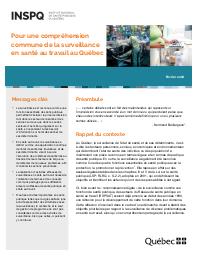 Pour une compréhension commune de la surveillance en santé au travail au Québec. | SASSINE M.P. (Ed)