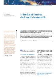 Intérêts et limites de l'audit de sécurité = Advantages and limits of the safety audit | ROUSSEAU C.