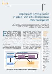 Expositions psychosociales et santé : état des connaissances épidémiologiques | CHOUANIERE D.