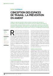 Conception des espaces de travail : la prévention en amont | CANETTO P.