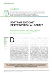 Portrait 2007-2017 de l’exposition au cobalt | EMILI A.