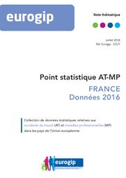 Point statistique AT-MP France. Données 2016. | 