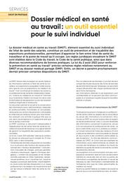 Dossier médical en santé au travail : un outil essentiel pour le suivi individuel | POURCHEL A.