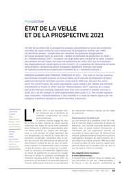 Etat de la veille et de la prospective 2021 | CLERTE J.