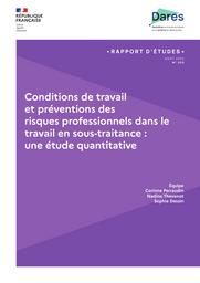 Conditions de travail et préventions des risques professionnels dans le travail en sous-traitance : une étude quantitative. | PERRAUDIN C.