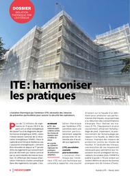 Dossier. Isolation thermique par l’extérieur. ITE : harmoniser les pratiques. | DEBREU J.