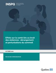 Effets sur la santé liés au bruit des éoliennes : dérangement et perturbations du sommeil. | GAUTHIER M.